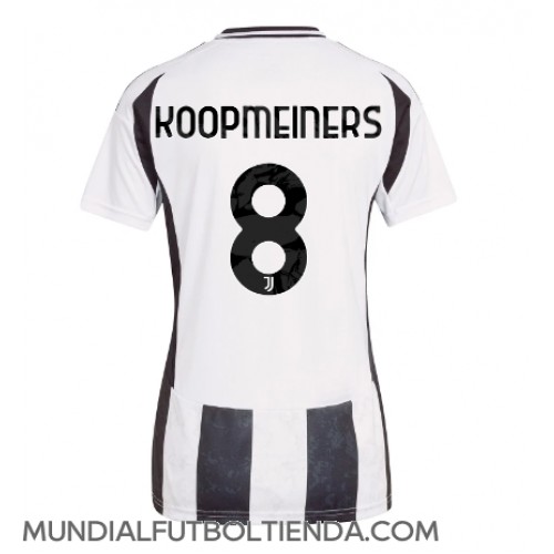 Camiseta Juventus Teun Koopmeiners #8 Primera Equipación Replica 2024-25 para mujer mangas cortas